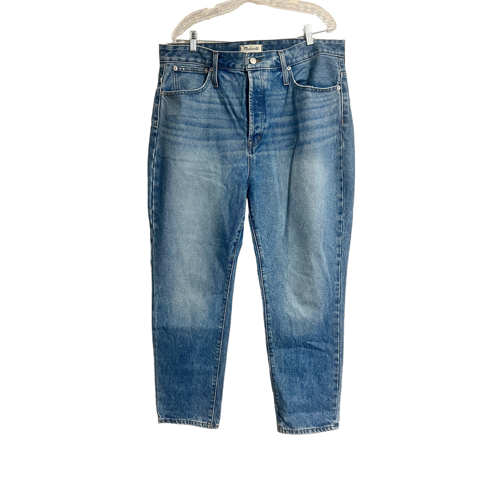 Madewell The Perfect Vintage Button fly Straight Jean  Size 33